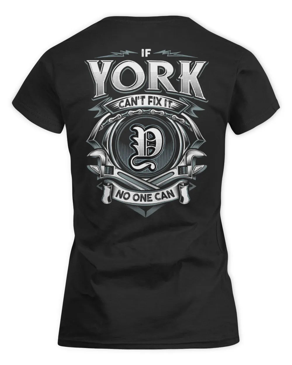 YORK AP81-K4-626 - Personalized Ahmed Quote Apparel “If Ahmed Can't Fix It, No One Can” - Women's Standard T-Shirt - Black