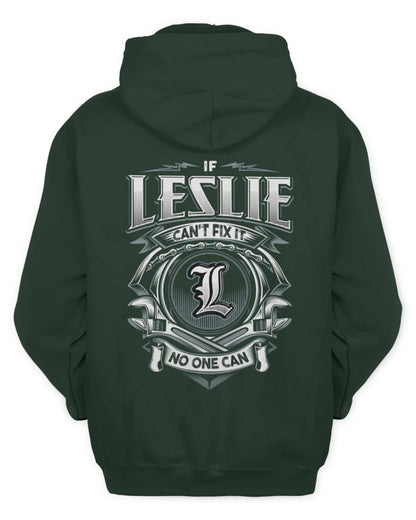 LESLIE AP81-K4-626 - Personalized Ahmed Quote Apparel “If Ahmed Can't Fix It, No One Can” - Unisex Hoodie - Forest Green