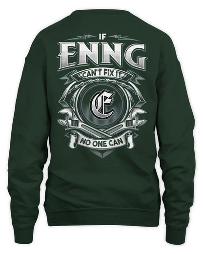 ENNG AP81-K4-626 - Personalized Ahmed Quote Apparel “If Ahmed Can't Fix It, No One Can” - Unisex Sweatshirt - Forest Green