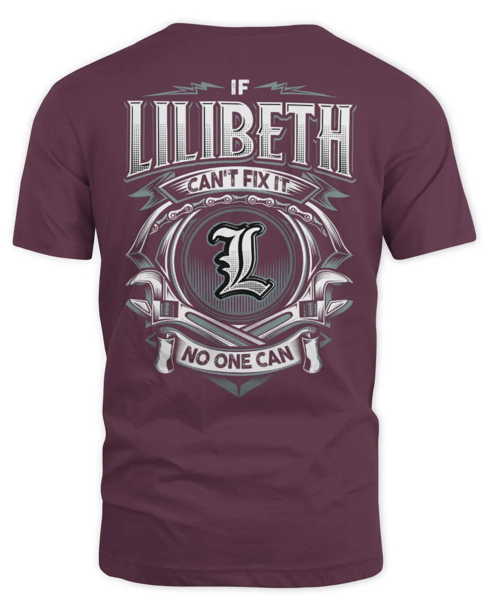 LILIBETH AP81-K4-626 - Personalized Ahmed Quote Apparel “If Ahmed Can't Fix It, No One Can” - Unisex Standard T-Shirt - Maroon