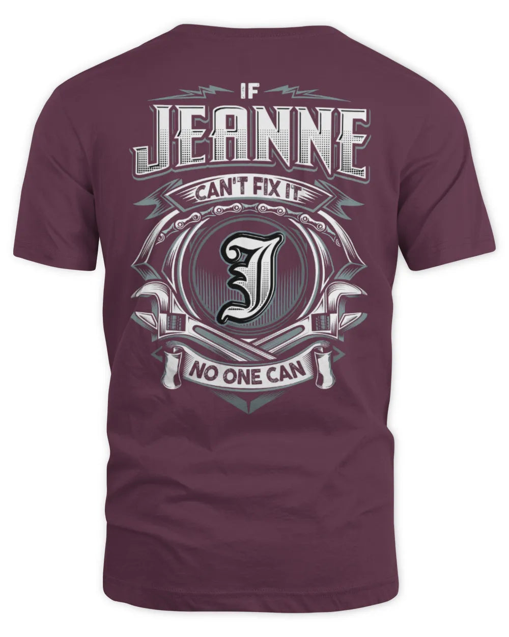 JEANNE AP81-K4-626 - Personalized Ahmed Quote Apparel “If Ahmed Can't Fix It, No One Can” - Unisex Standard T-Shirt - Maroon