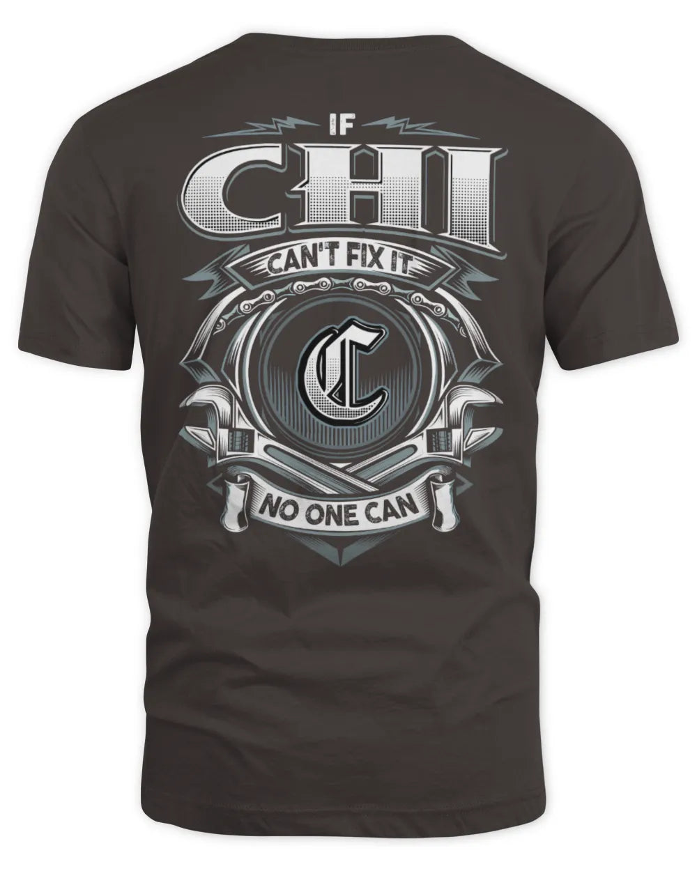 CHI AP81-K4-626 - Personalized Ahmed Quote Apparel “If Ahmed Can't Fix It, No One Can” - Unisex Standard T-Shirt - Dark Chocolate