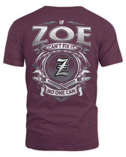ZOE AP81-K4-626 - Personalized Ahmed Quote Apparel “If Ahmed Can't Fix It, No One Can” - Unisex Standard T-Shirt - Maroon