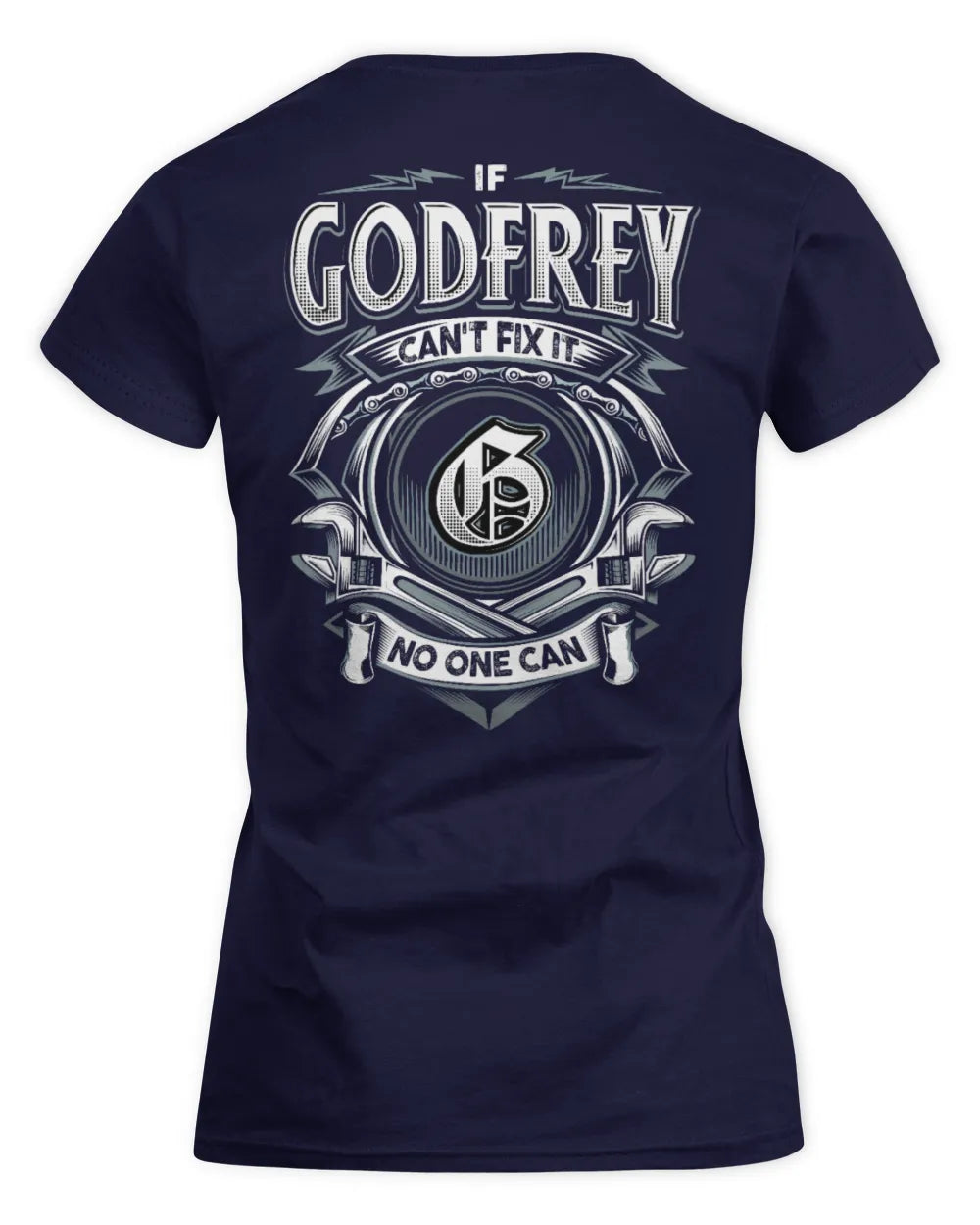 GODFREY AP81-K4-626 - Personalized Ahmed Quote Apparel “If Ahmed Can't Fix It, No One Can” - Women's Standard T-Shirt - Navy