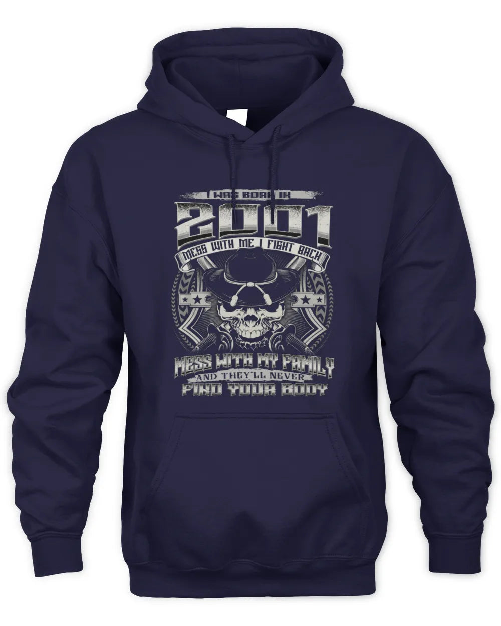 2001 HH89-K2 – Protective Family Quote T-Shirt - Unisex Hoodie - Navy