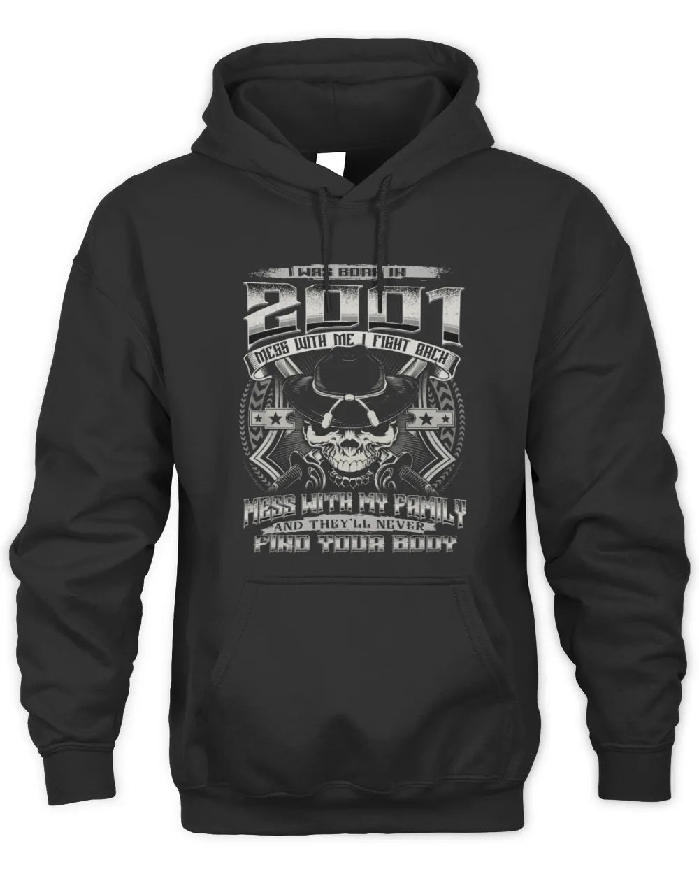 2001 HH89-K2 – Protective Family Quote T-Shirt - Unisex Hoodie - Black