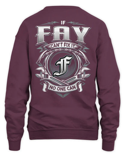 FAY AP81-K4-626 - Personalized Ahmed Quote Apparel “If Ahmed Can't Fix It, No One Can” - Unisex Sweatshirt - Maroon