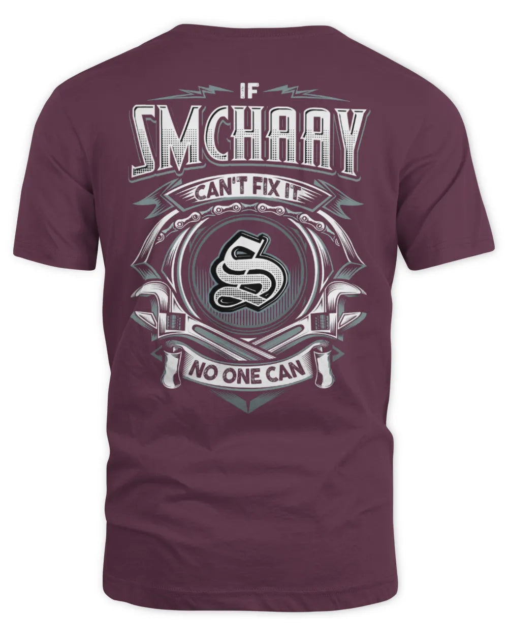SMCHAAY AP81-K4-626 - Personalized Ahmed Quote Apparel “If Ahmed Can't Fix It, No One Can” - Unisex Standard T-Shirt - Maroon