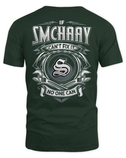 SMCHAAY AP81-K4-626 - Personalized Ahmed Quote Apparel “If Ahmed Can't Fix It, No One Can” - Unisex Standard T-Shirt - Forest Green