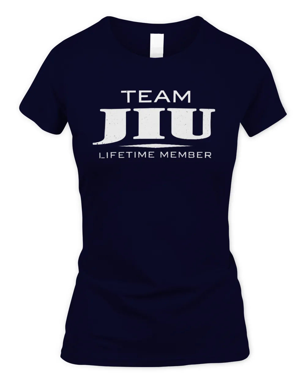 JIU BL62-K4-128 - Personalized “Team NAME Lifetime Member” - Women's Standard T-Shirt - Navy
