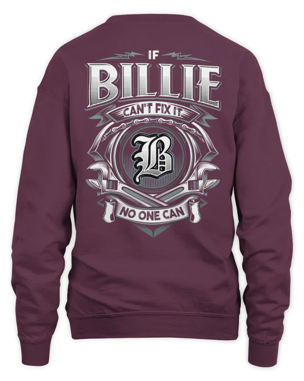 BILLIE AP81-K4-626 - Personalized Ahmed Quote Apparel “If Ahmed Can't Fix It, No One Can” - Unisex Sweatshirt - Maroon