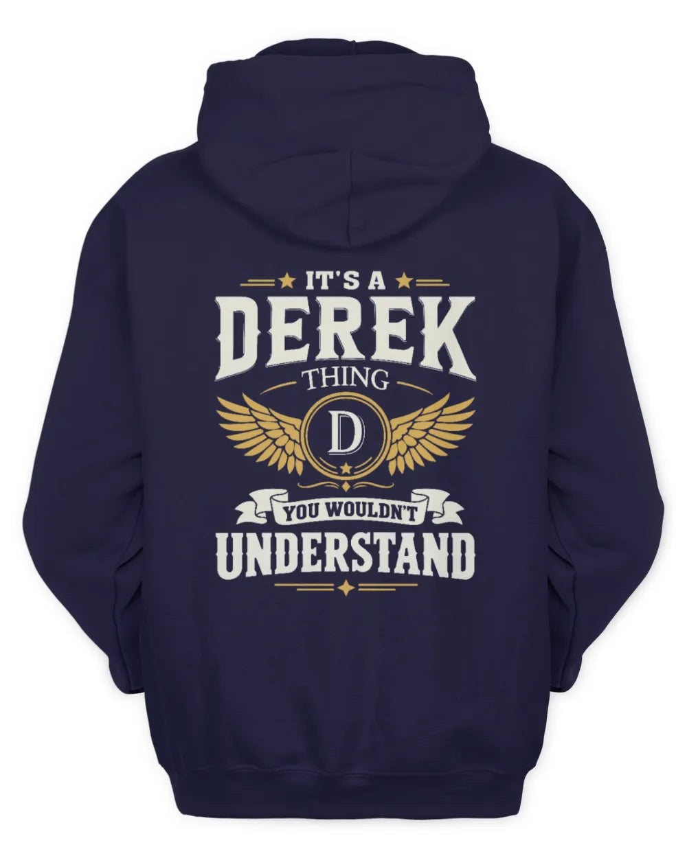 DEREK KT06-M008 It’s a [NAME] Thing – You Wouldn’t Understand | Personalized Vintage T-Shirt - Unisex Hoodie - Navy