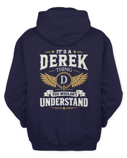 DEREK KT06-M008 It’s a [NAME] Thing – You Wouldn’t Understand | Personalized Vintage T-Shirt - Unisex Hoodie - Navy