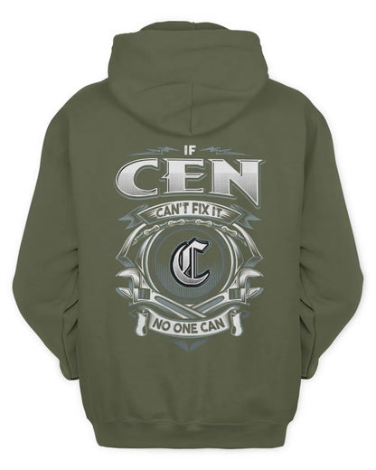 CEN AP81-K4-626 - Personalized Ahmed Quote Apparel “If Ahmed Can't Fix It, No One Can” - Unisex Hoodie - Military Green