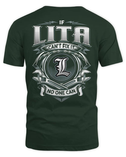 LITA AP81-K4-626 - Personalized Ahmed Quote Apparel “If Ahmed Can't Fix It, No One Can” - Unisex Standard T-Shirt - Forest Green