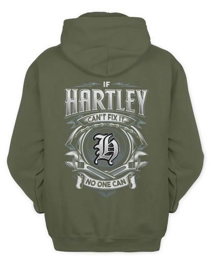 HARTLEY AP81-K4-626 - Personalized Ahmed Quote Apparel “If Ahmed Can't Fix It, No One Can” - Unisex Hoodie - Military Green
