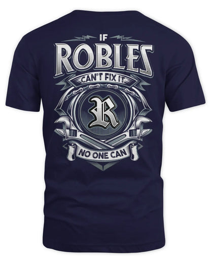 ROBLES AP81-K4-626 - Personalized Ahmed Quote Apparel “If Ahmed Can't Fix It, No One Can” - Unisex Standard T-Shirt - Navy