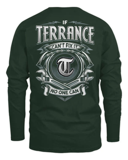 TERRANCE AP81-K4-626 - Personalized Ahmed Quote Apparel “If Ahmed Can't Fix It, No One Can” - Men's Long Sleeved T-Shirt - Forest Green