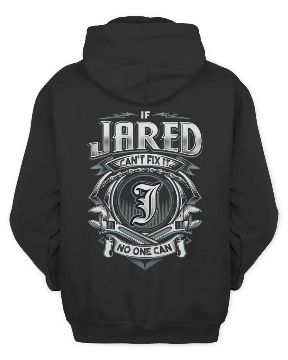 JARED AP81-K4-626 - Personalized Ahmed Quote Apparel “If Ahmed Can't Fix It, No One Can” - Unisex Hoodie - Black
