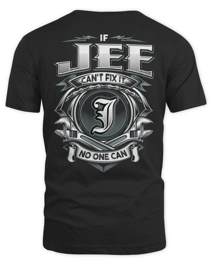 JEE AP81-K4-626 - Personalized Ahmed Quote Apparel “If Ahmed Can't Fix It, No One Can” - Unisex Standard T-Shirt - Black