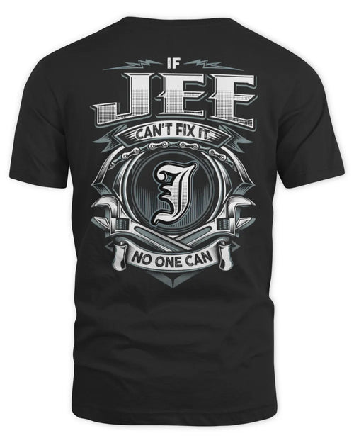 JEE AP81-K4-626 - Personalized Ahmed Quote Apparel “If Ahmed Can't Fix It, No One Can” - Unisex Standard T-Shirt - Black
