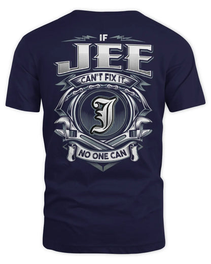 JEE AP81-K4-626 - Personalized Ahmed Quote Apparel “If Ahmed Can't Fix It, No One Can” - Unisex Standard T-Shirt - Navy