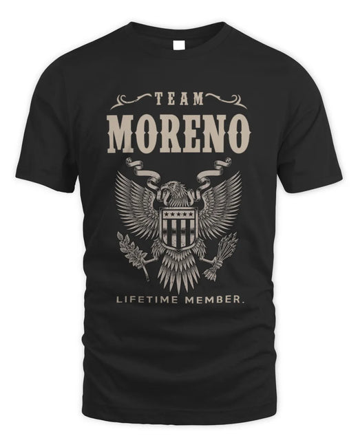 MORENO TP06-K82 – Personalized Classic Style Apparel “Team NAME Lifetime Member”