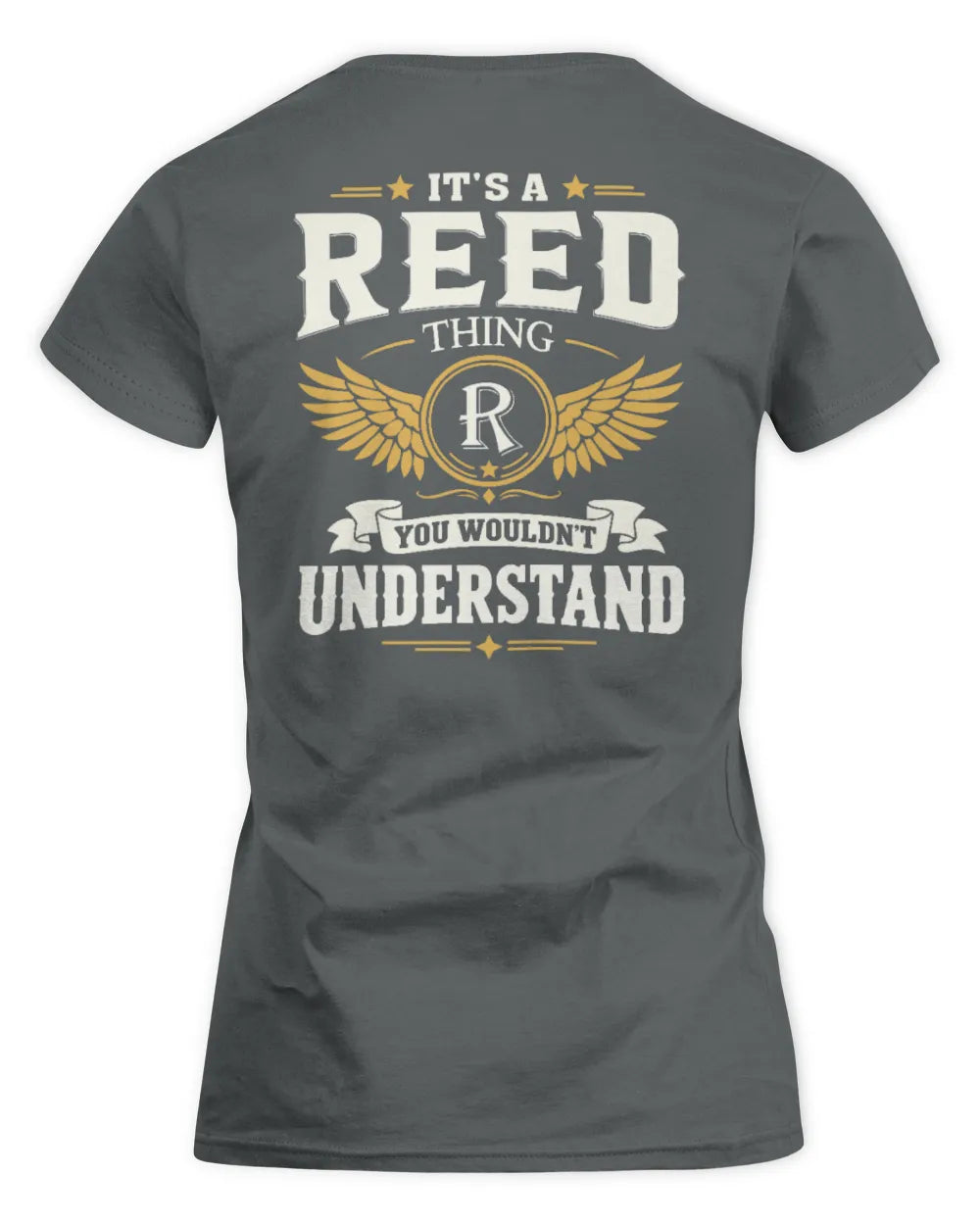REED KT06-M008 It’s a [NAME] Thing – You Wouldn’t Understand | Personalized Vintage T-Shirt - Women's Standard T-Shirt - Charcoal