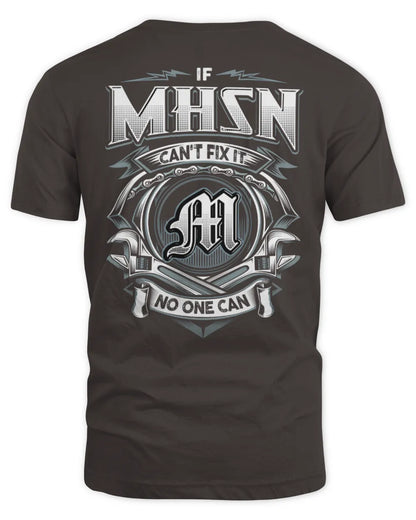 MHSN AP81-K4-626 - Personalized Ahmed Quote Apparel “If Ahmed Can't Fix It, No One Can” - Unisex Standard T-Shirt - Dark Chocolate