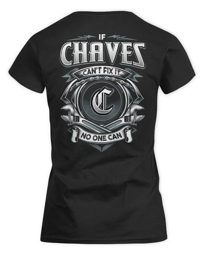CHAVES AP81-K4-626 - Personalized Ahmed Quote Apparel “If Ahmed Can't Fix It, No One Can” - Women's Standard T-Shirt - Black