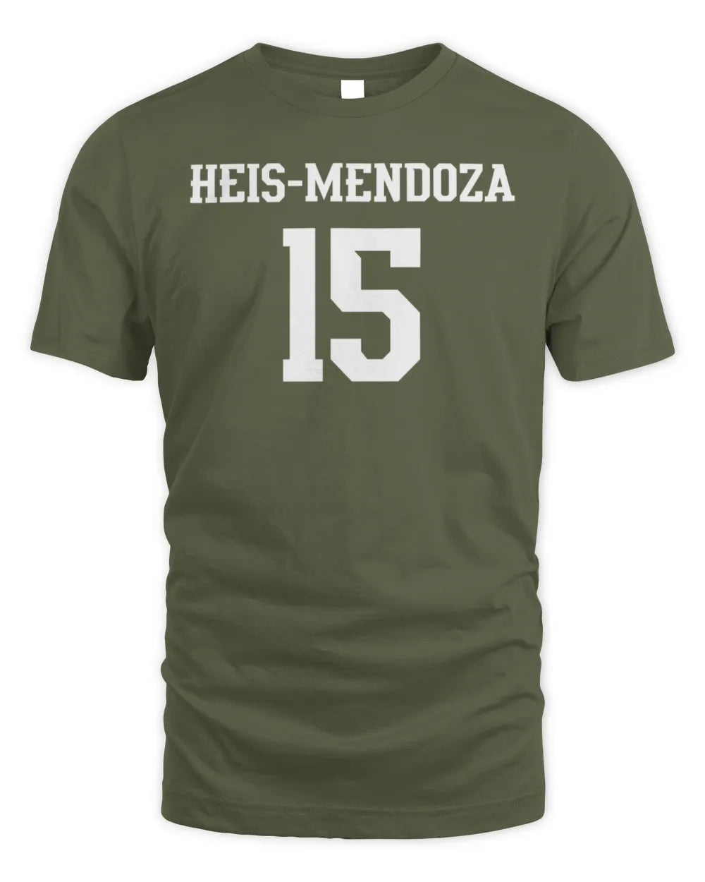 NYF AP62-K4-666 - Personalized Fierce Wolf Quote Apparel “If You Kick Me When I’m Down, You Better Pray I Don’t Get Up” - Men's Long Sleeved T-Shirt - Military Green
