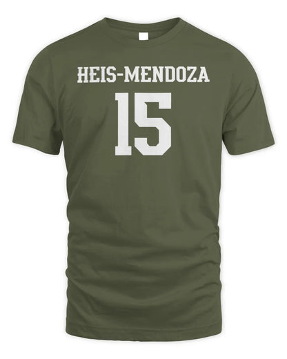 NYF AP62-K4-666 - Personalized Fierce Wolf Quote Apparel “If You Kick Me When I’m Down, You Better Pray I Don’t Get Up” - Men's Long Sleeved T-Shirt - Military Green