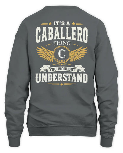 CABALLERO KT06-M008 It’s a [NAME] Thing – You Wouldn’t Understand | Personalized Vintage T-Shirt - Unisex Sweatshirt - Charcoal
