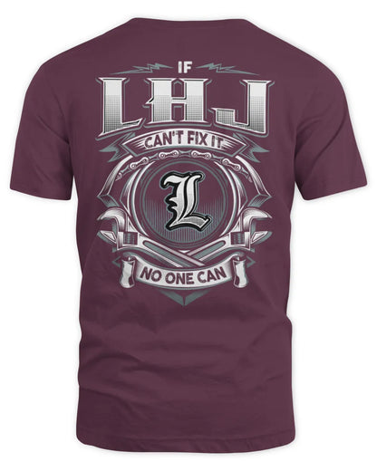 LHJ AP81-K4-626 - Personalized Ahmed Quote Apparel “If Ahmed Can't Fix It, No One Can” - Unisex Standard T-Shirt - Maroon
