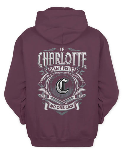 CHARLOTTE AP81-K4-626 - Personalized Ahmed Quote Apparel “If Ahmed Can't Fix It, No One Can” - Unisex Hoodie - Maroon