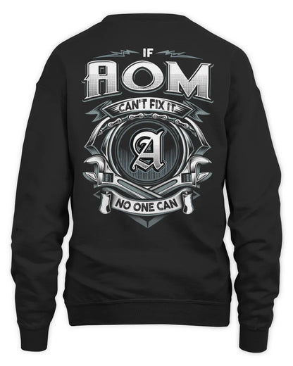 AOM AP81-K4-626 - Personalized Ahmed Quote Apparel “If Ahmed Can't Fix It, No One Can” - Unisex Sweatshirt - Black