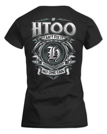 HTOO AP81-K4-626 - Personalized Ahmed Quote Apparel “If Ahmed Can't Fix It, No One Can” - Women's Standard T-Shirt - Black