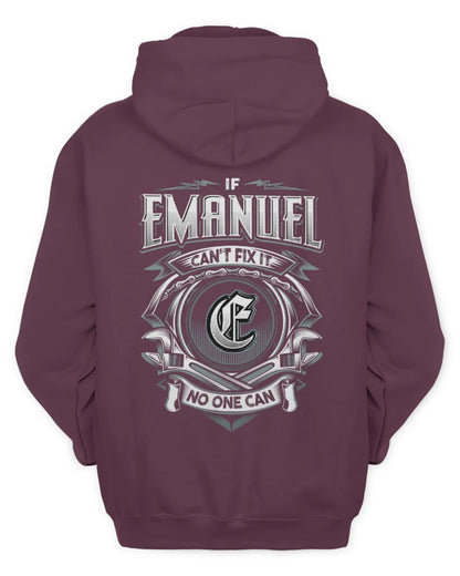 EMANUEL AP81-K4-626 - Personalized Ahmed Quote Apparel “If Ahmed Can't Fix It, No One Can” - Unisex Hoodie - Maroon