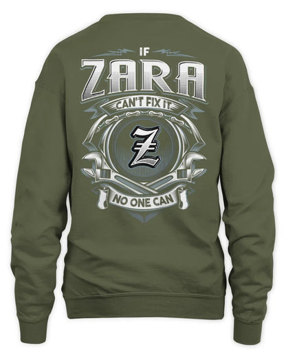ZARA AP81-K4-626 - Personalized Ahmed Quote Apparel “If Ahmed Can't Fix It, No One Can” - Unisex Sweatshirt - Military Green