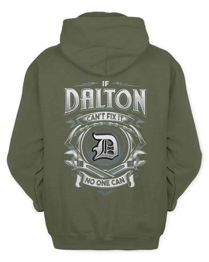 DALTON AP81-K4-626 - Personalized Ahmed Quote Apparel “If Ahmed Can't Fix It, No One Can” - Unisex Hoodie - Military Green