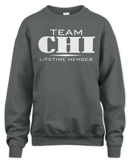 CHI BL62-K4-128 - Personalized “Team NAME Lifetime Member” - Unisex Sweatshirt - Charcoal