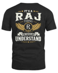 RAJ KT06-M008 It’s a [NAME] Thing – You Wouldn’t Understand | Personalized Vintage T-Shirt - Unisex Standard T-Shirt - Black