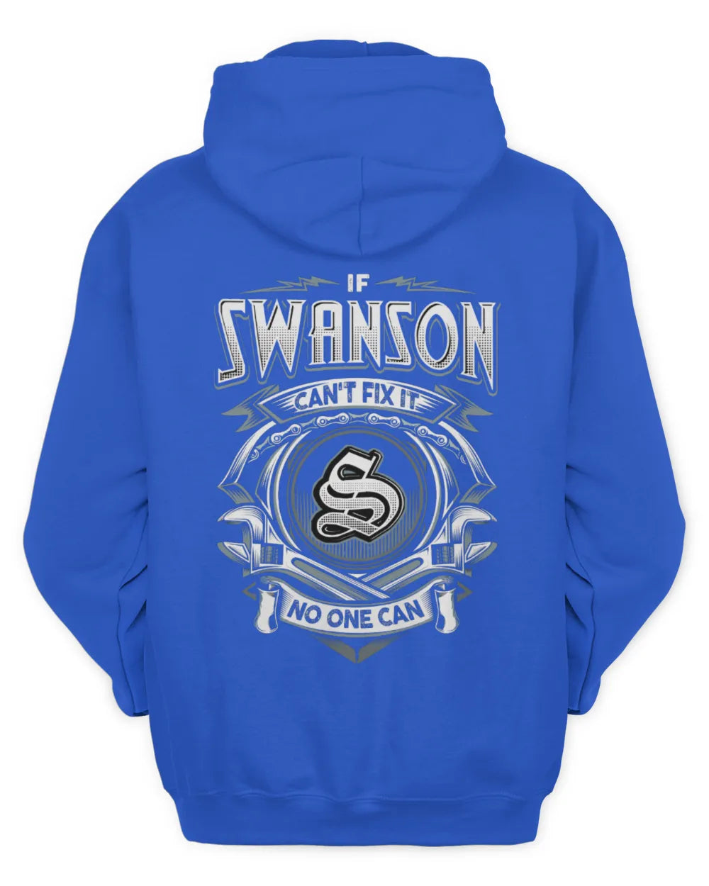 SWANSON AP81-K4-626 - Personalized Ahmed Quote Apparel “If Ahmed Can't Fix It, No One Can” - Unisex Hoodie - Royal
