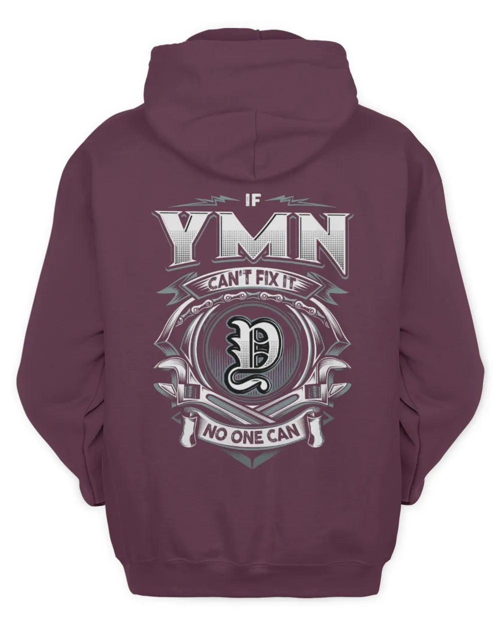 YMN AP81-K4-626 - Personalized Ahmed Quote Apparel “If Ahmed Can't Fix It, No One Can” - Unisex Hoodie - Maroon
