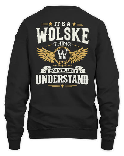 WOLSKE KT06-M008 It’s a [NAME] Thing – You Wouldn’t Understand | Personalized Vintage T-Shirt - Unisex Sweatshirt - Black