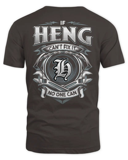 HENG AP81-K4-626 - Personalized Ahmed Quote Apparel “If Ahmed Can't Fix It, No One Can” - Unisex Standard T-Shirt - Dark Chocolate
