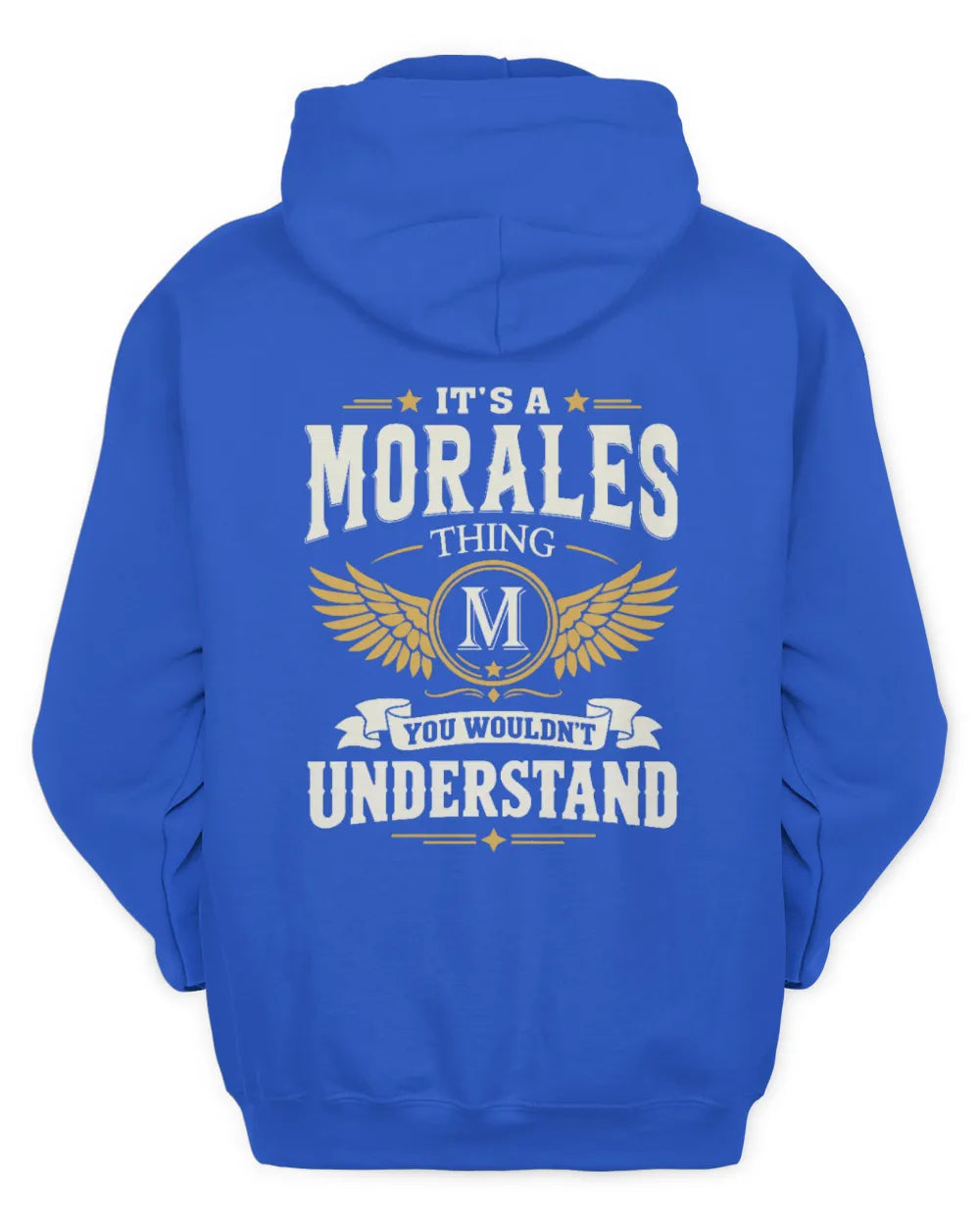MORALES KT06-M008 It’s a [NAME] Thing – You Wouldn’t Understand | Personalized Vintage T-Shirt - Unisex Hoodie - Royal