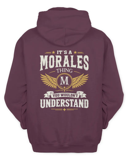 MORALES KT06-M008 It’s a [NAME] Thing – You Wouldn’t Understand | Personalized Vintage T-Shirt - Unisex Hoodie - Maroon