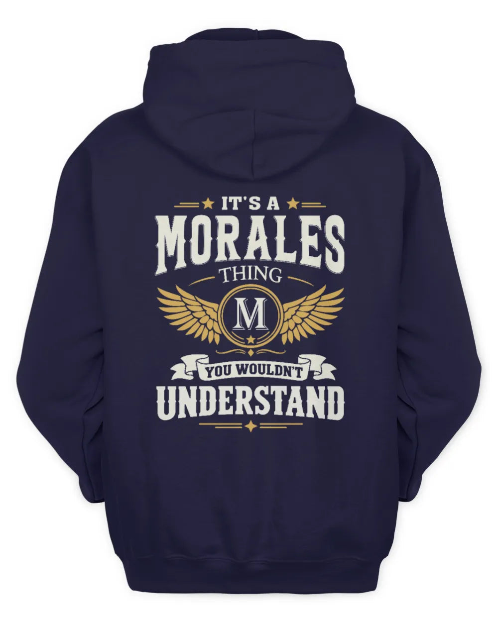 MORALES KT06-M008 It’s a [NAME] Thing – You Wouldn’t Understand | Personalized Vintage T-Shirt - Unisex Hoodie - Navy