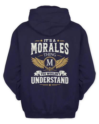 MORALES KT06-M008 It’s a [NAME] Thing – You Wouldn’t Understand | Personalized Vintage T-Shirt - Unisex Hoodie - Navy